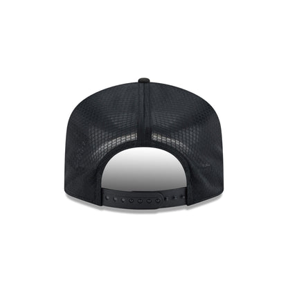 Toronto Raptors Black & White Mesh 19TWENTY Trucker Hat