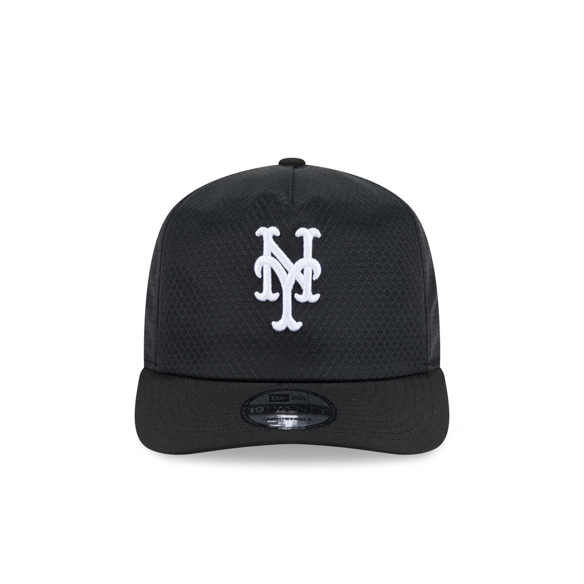 New York Mets Black & White Mesh 19TWENTY Trucker Hat
