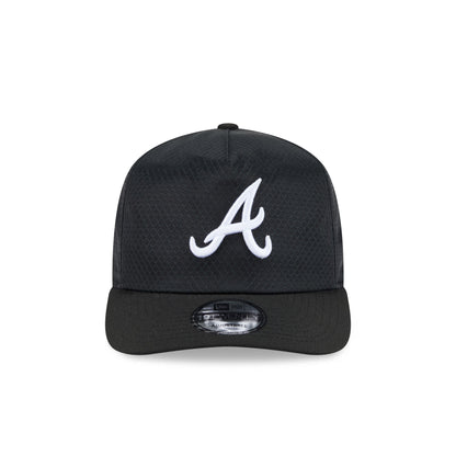Atlanta Braves Black & White Mesh 19TWENTY Trucker Hat
