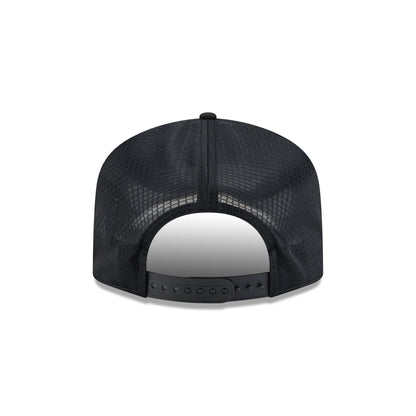 Atlanta Hawks Black & White Mesh 19TWENTY Trucker Hat