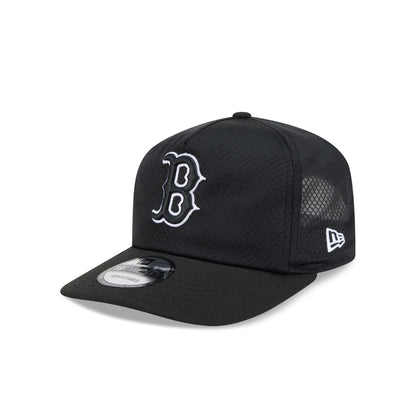 Boston Red Sox Black & White Mesh 19TWENTY Trucker Hat