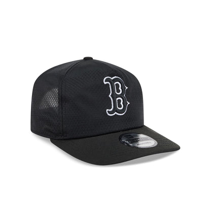 Boston Red Sox Black & White Mesh 19TWENTY Trucker Hat