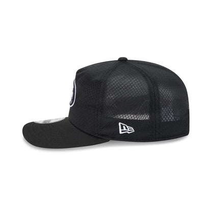 San Francisco 49ers Black & White Mesh 19TWENTY Trucker Hat