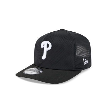Philadelphia Phillies Black & White Mesh 19TWENTY Trucker Hat