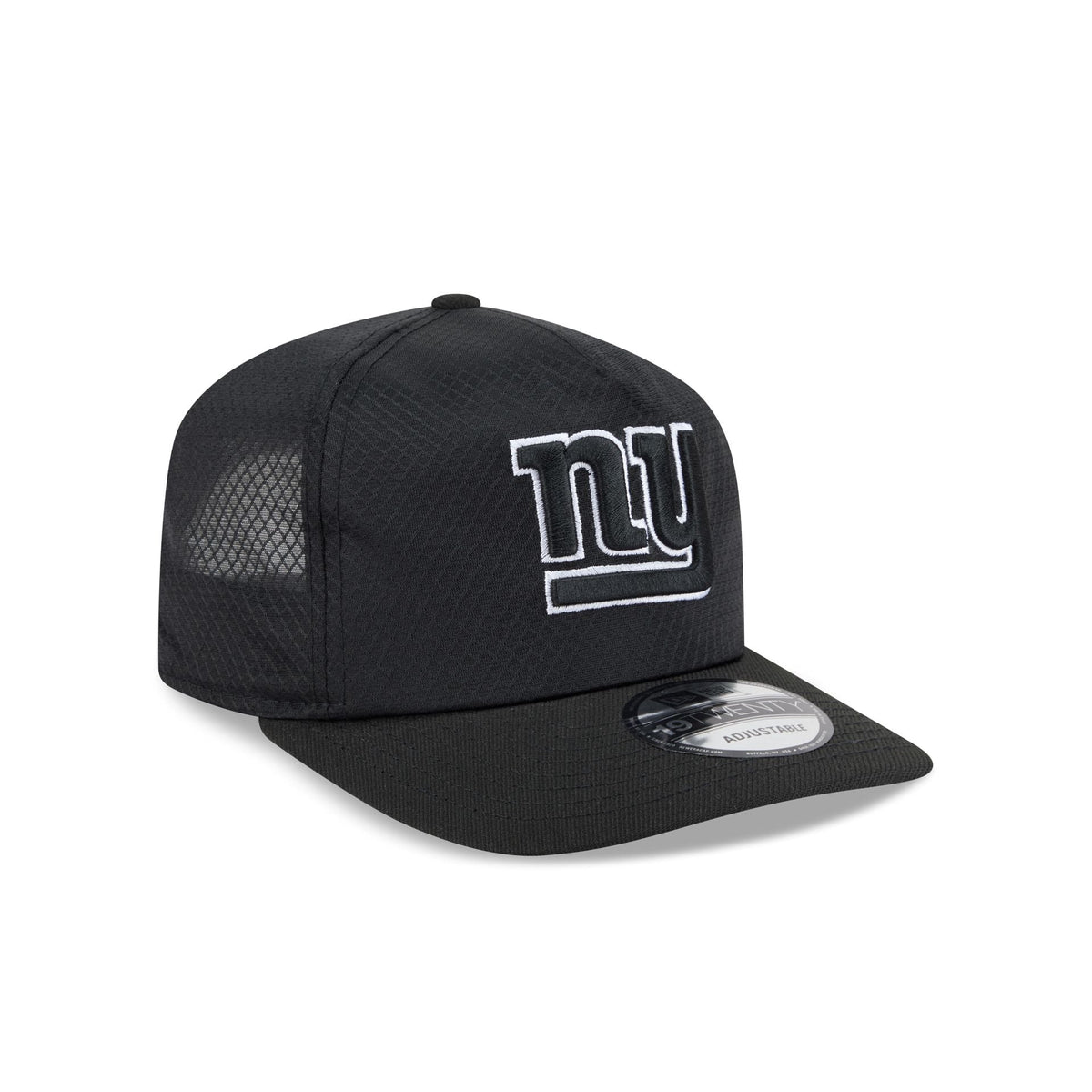 New York Giants Black & White Mesh 19TWENTY Trucker Hat