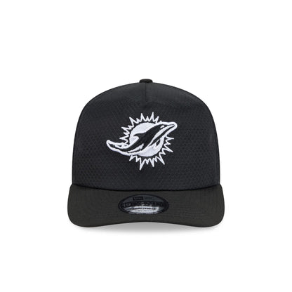 Miami Dolphins Black & White Mesh 19TWENTY Trucker Hat