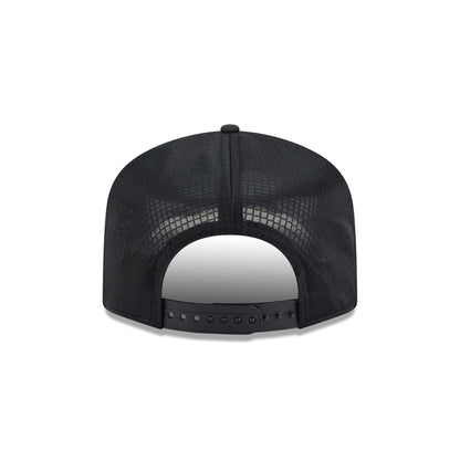 Miami Dolphins Black & White Mesh 19TWENTY Trucker Hat