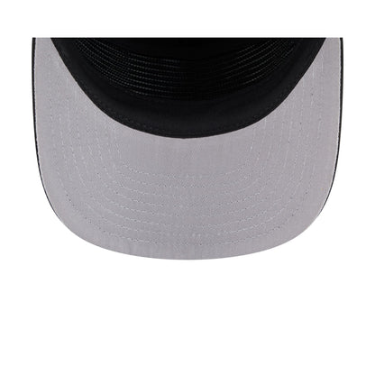 Miami Dolphins Black & White Mesh 19TWENTY Trucker Hat