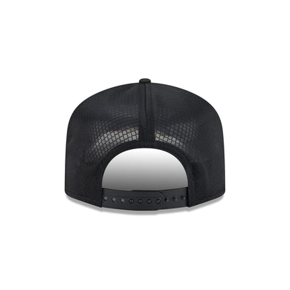 New England Patriots Black & White Mesh 19TWENTY Trucker Hat
