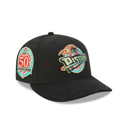 Detroit Pistons Hardwood Classics Side Patch 9FIFTY Snapback Hat