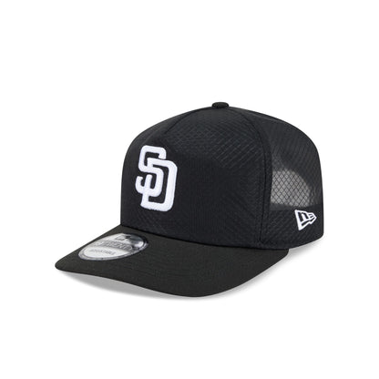 San Diego Padres Black & White Mesh 19TWENTY Trucker Hat