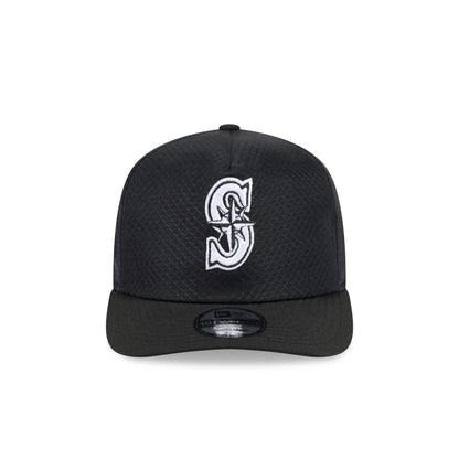 Seattle Mariners Black & White Mesh 19TWENTY Trucker Hat