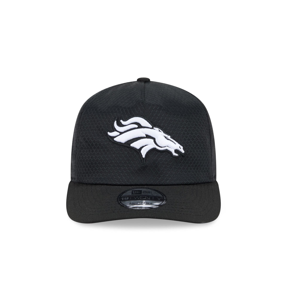 Denver Broncos Black & White Mesh 19TWENTY Trucker Hat