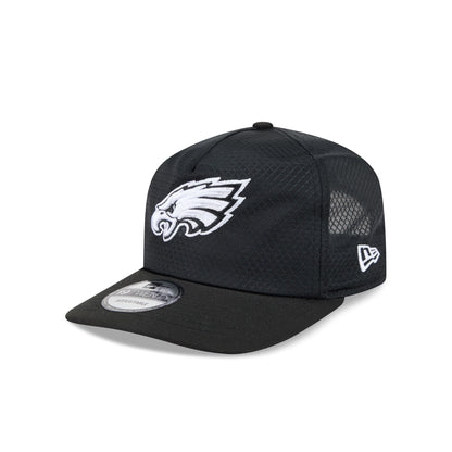 Philadelphia Eagles Black & White Mesh 19TWENTY Trucker Hat