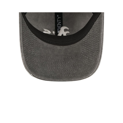 Athletics Washed Black Cotton 9TWENTY Adjustable Hat
