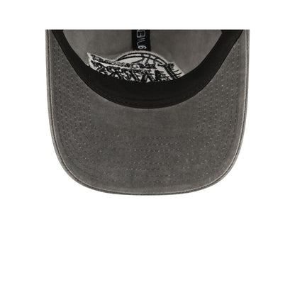 Los Angeles Lakers Washed Black Cotton 9TWENTY Adjustable Hat