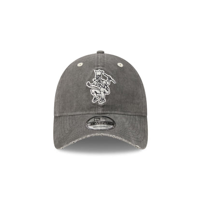 Boston Celtics Washed Black Cotton 9TWENTY Adjustable Hat