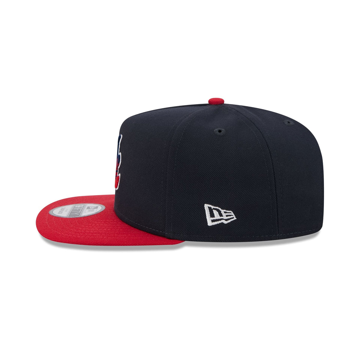 Atlanta Braves Fade Logo 9FIFTY A-Frame Snapback Hat