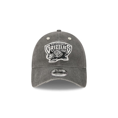 Vancouver Grizzlies Washed Black Cotton 9TWENTY Adjustable Hat
