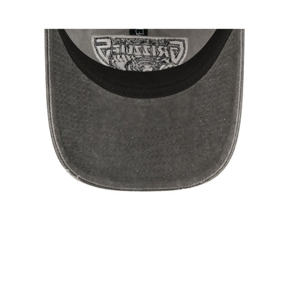 Vancouver Grizzlies Washed Black Cotton 9TWENTY Adjustable Hat
