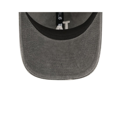 Los Angeles Dodgers Washed Black Cotton 9TWENTY Adjustable Hat