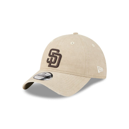 San Diego Padres Washed Stone Cotton 9TWENTY Adjustable Hat