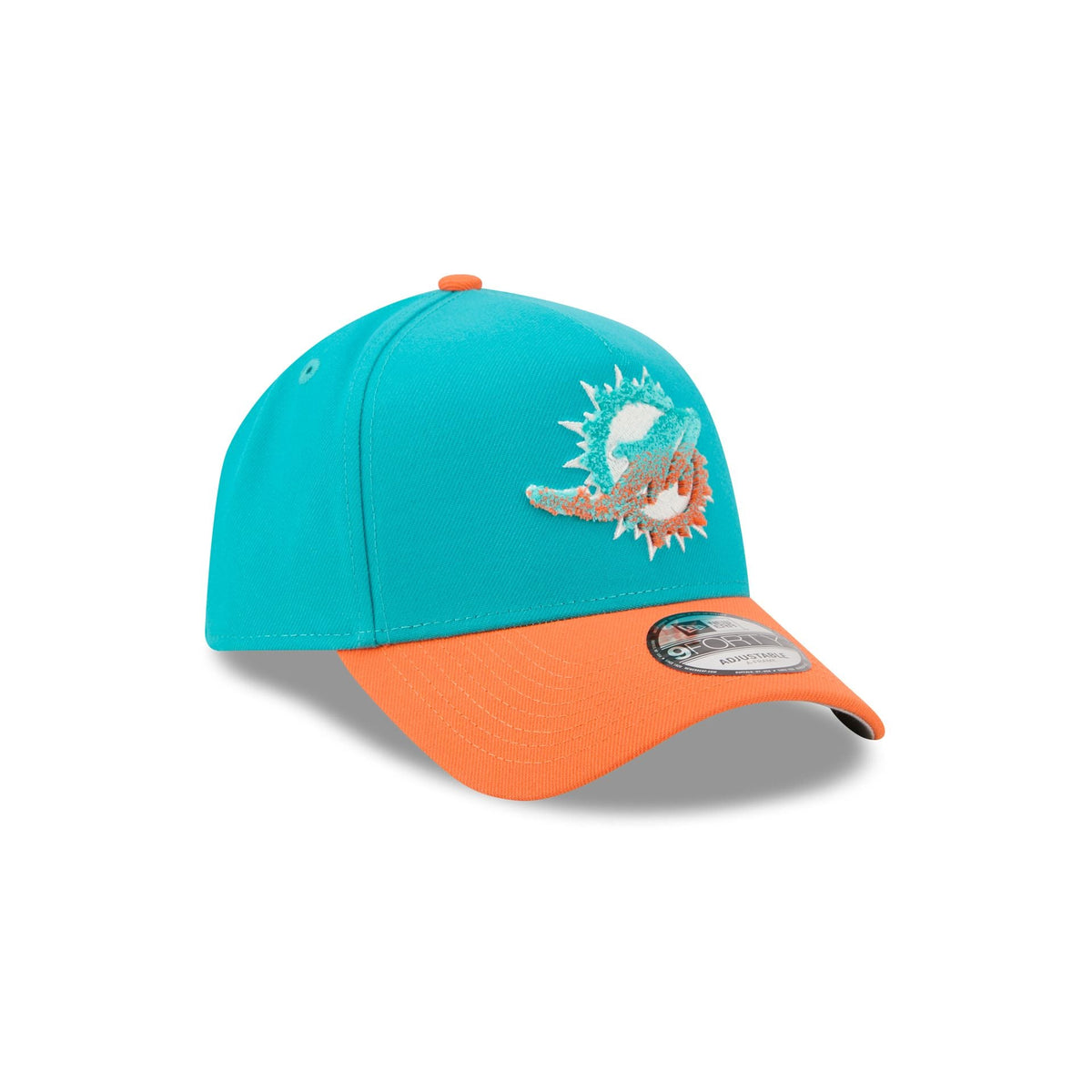Miami Dolphins Fade Logo 9FORTY A-Frame Snapback Hat