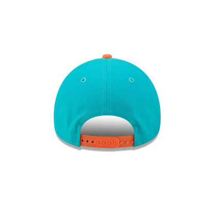 Miami Dolphins Fade Logo 9FORTY A-Frame Snapback Hat