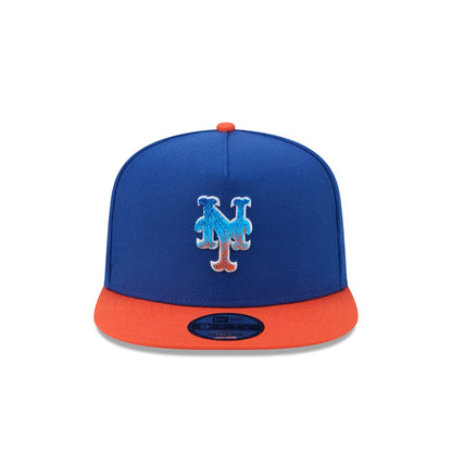 New York Mets Fade Logo 9FIFTY A-Frame Snapback Hat