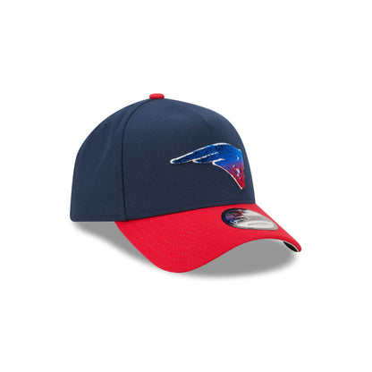 New England Patriots Fade Logo 9FORTY A-Frame Snapback Hat
