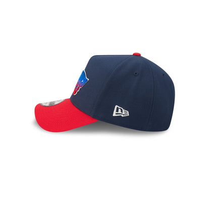 New England Patriots Fade Logo 9FORTY A-Frame Snapback Hat