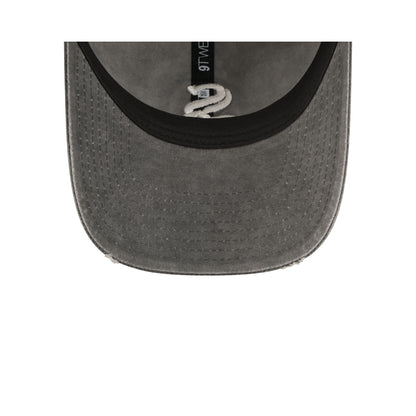 Chicago White Sox Washed Black Cotton 9TWENTY Adjustable Hat