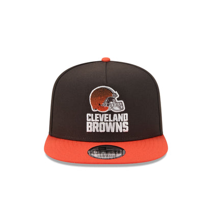 Cleveland Browns Fade Logo 9FIFTY A-Frame Snapback Hat