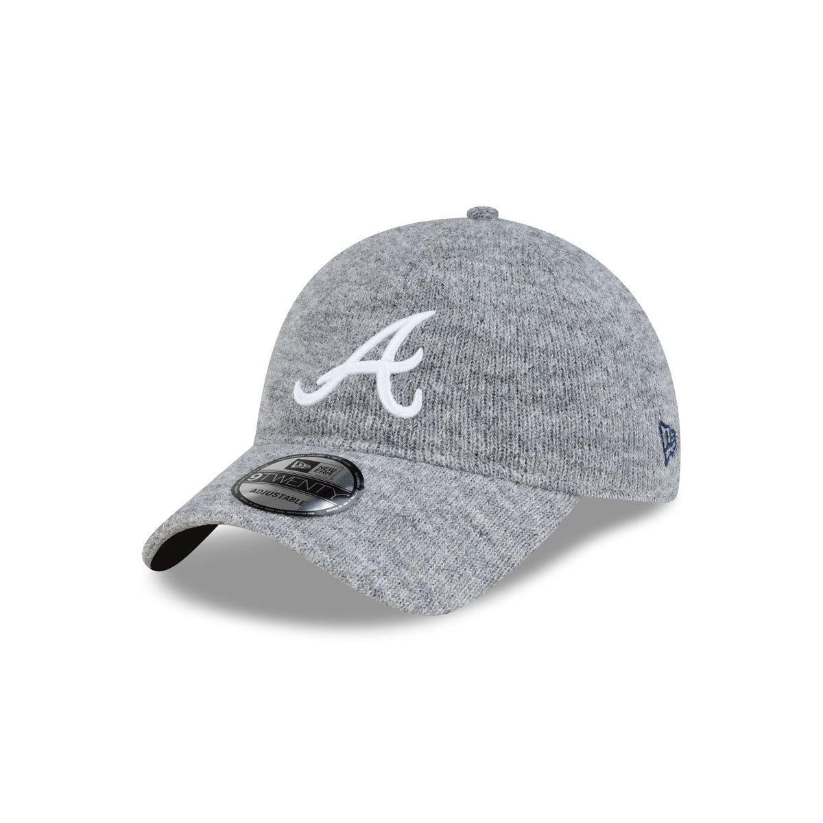 Atlanta Braves Gray Wool 9TWENTY Adjustable Hat