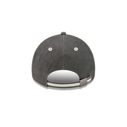 Green Bay Packers Washed Black Cotton 9TWENTY Adjustable Hat