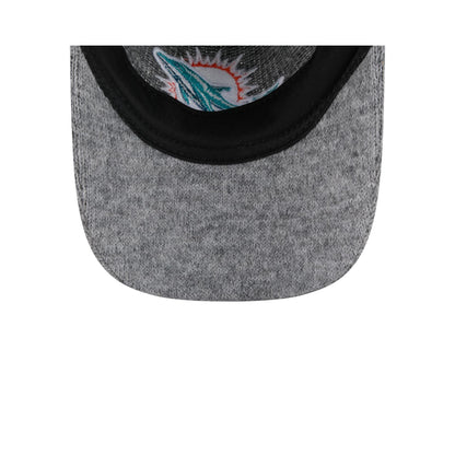 Miami Dolphins Gray Wool 9TWENTY Adjustable Hat
