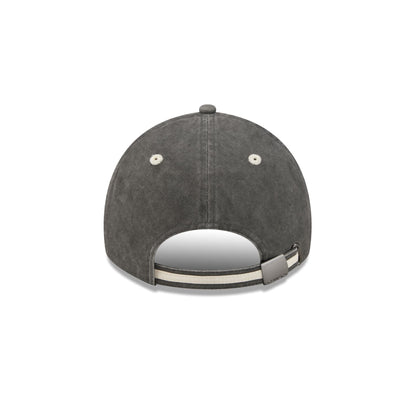 Denver Broncos Washed Black Cotton 9TWENTY Adjustable Hat