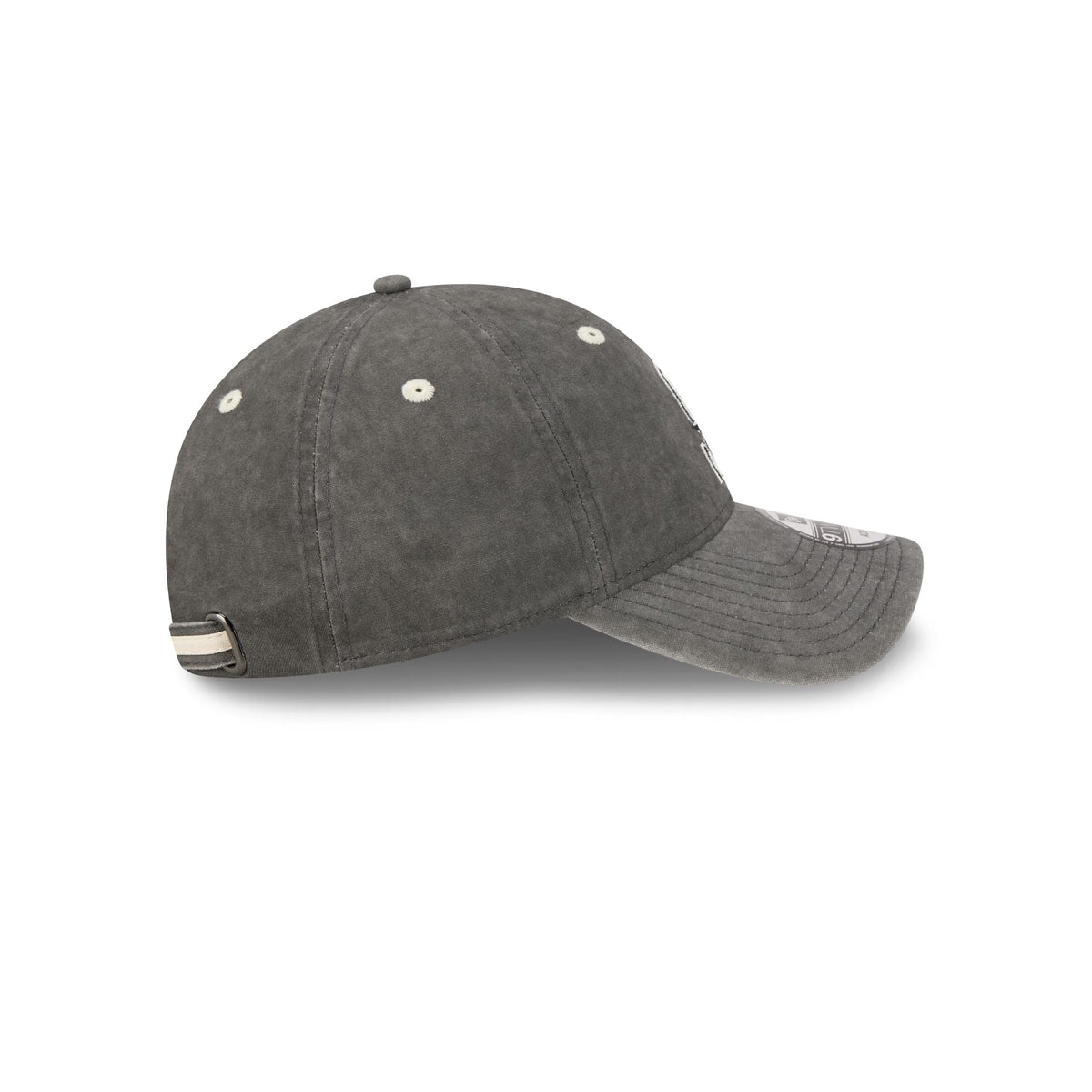 Seattle Mariners Washed Black Cotton 9TWENTY Adjustable Hat