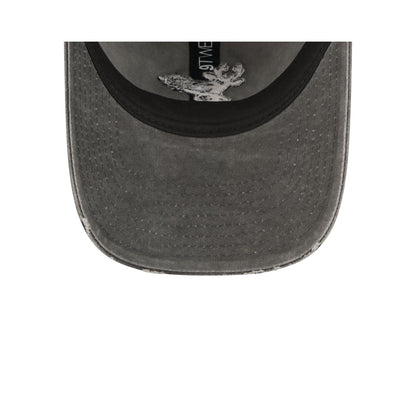 Milwaukee Bucks Washed Black Cotton 9TWENTY Adjustable Hat