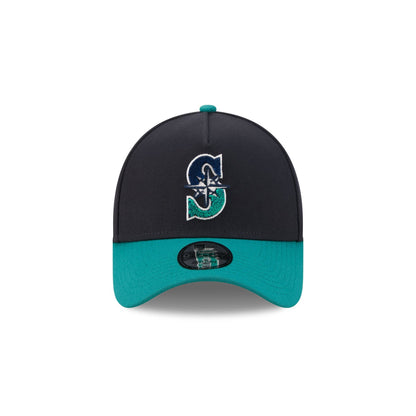 Seattle Mariners Fade Logo 9FORTY A-Frame Snapback Hat