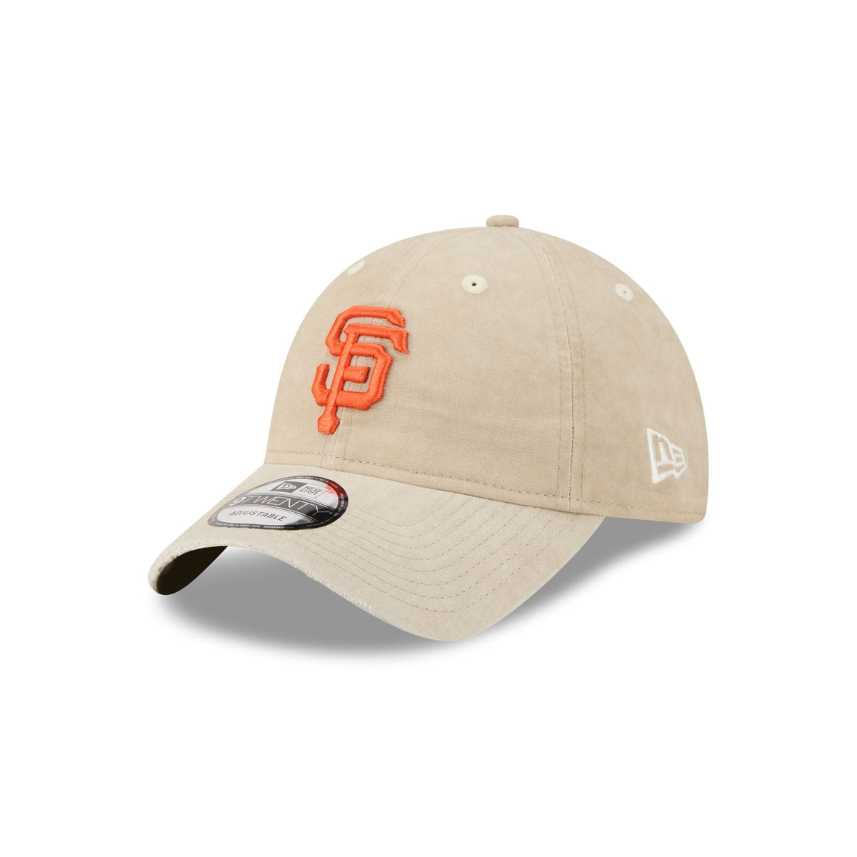 San Francisco Giants Washed Stone Cotton 9TWENTY Adjustable Hat