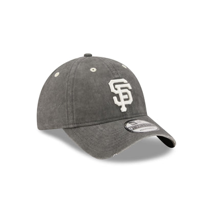San Francisco Giants Washed Black Cotton 9TWENTY Adjustable Hat
