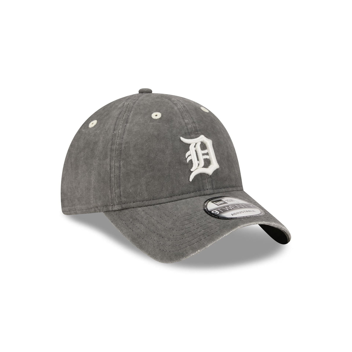 Detroit Tigers Washed Black Cotton 9TWENTY Adjustable Hat