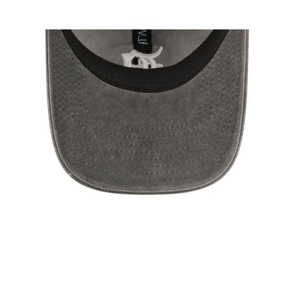 Detroit Tigers Washed Black Cotton 9TWENTY Adjustable Hat