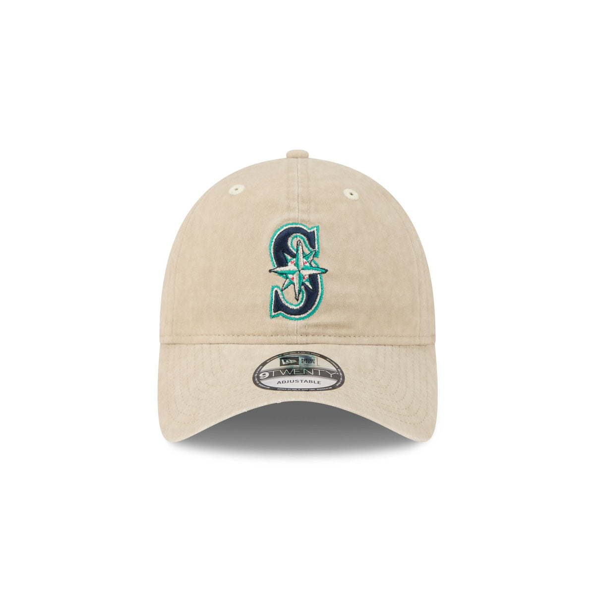Seattle Mariners Washed Stone Cotton 9TWENTY Adjustable Hat