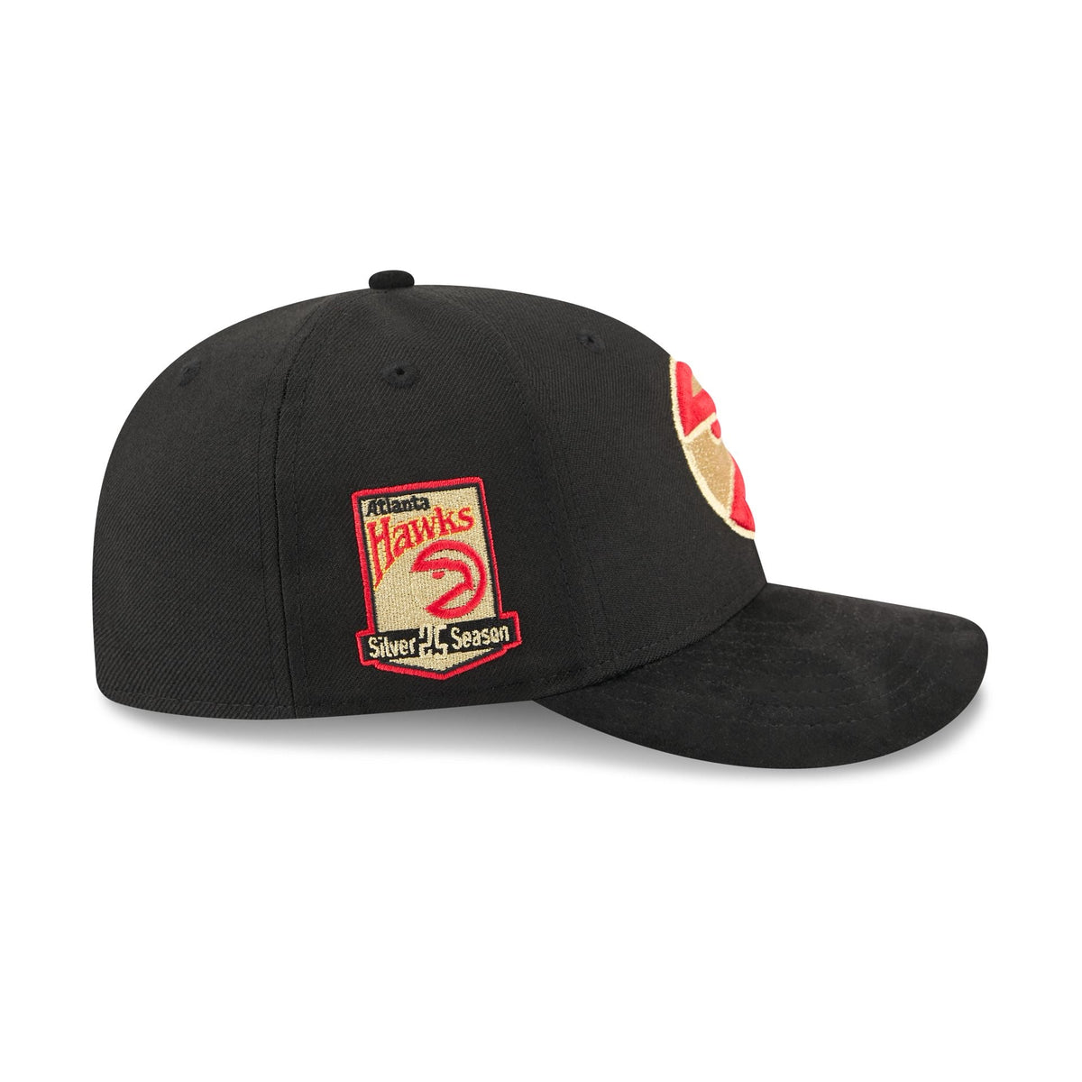 Atlanta Hawks Hardwood Classics Side Patch 9FIFTY Snapback Hat