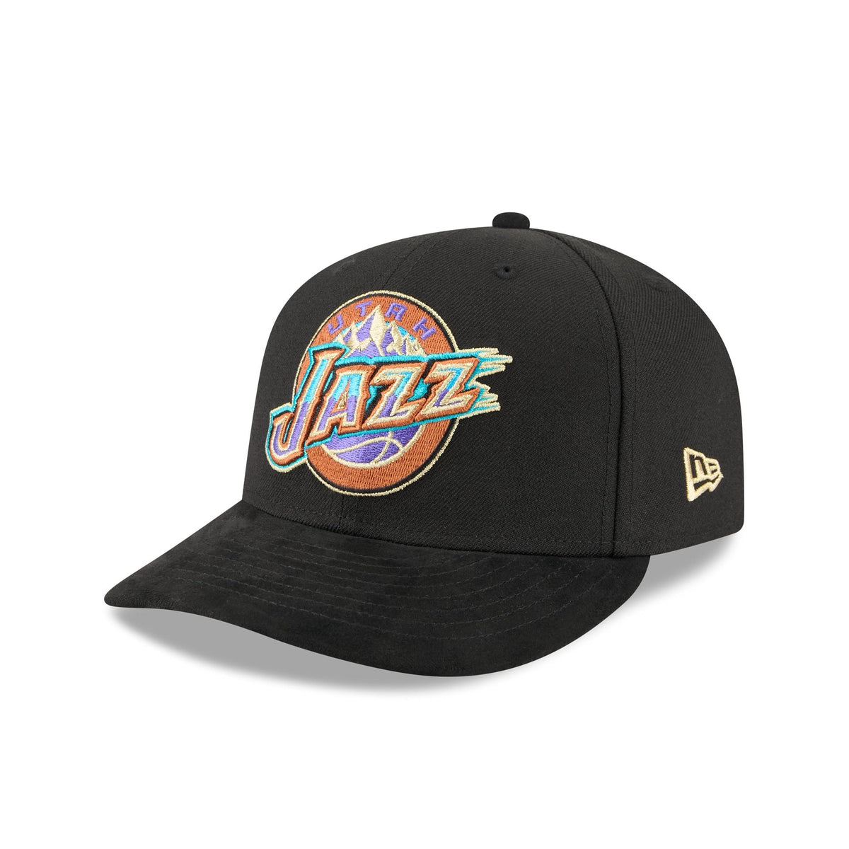 Utah Jazz Hardwood Classics Side Patch 9FIFTY Snapback Hat