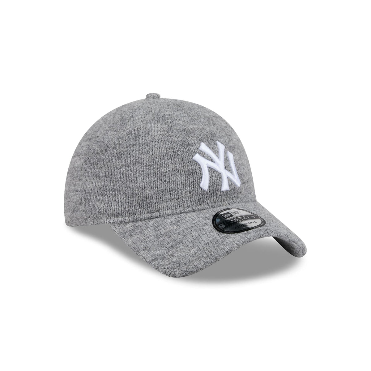 New York Yankees Gray Wool 9TWENTY Adjustable Hat
