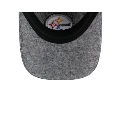 Pittsburgh Steelers Gray Wool 9TWENTY Adjustable Hat