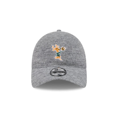 Milwaukee Bucks Gray Wool 9TWENTY Adjustable Hat